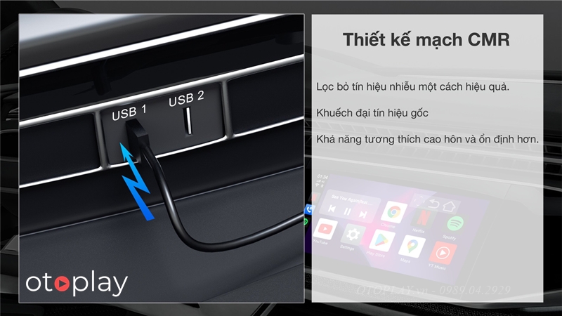 Box Carplay Android AI Adapter phiên bản 2