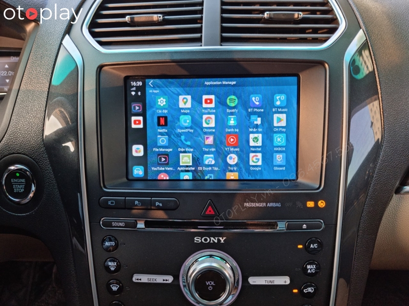 Box Carplay biến màn hình Ford Explorer thành màn hình Android