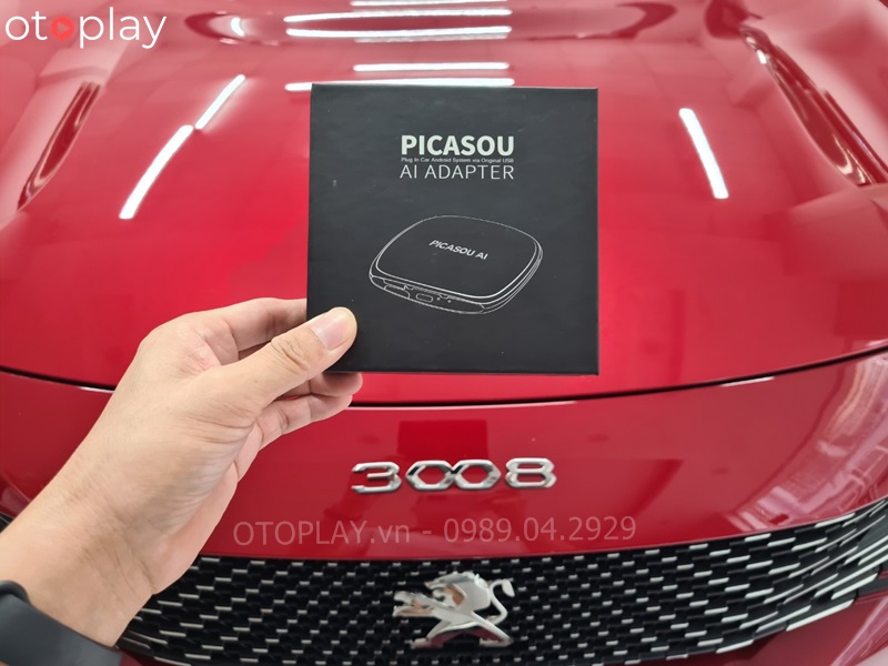 Peugeot 3008 lắp box Carplay tại OTOPLAY