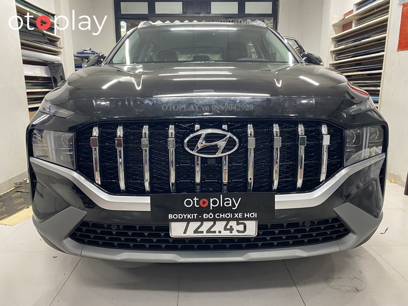 Hyundai Santafe 2022 phong cách, mạnh mẽ với độ mặt ca lăng 
