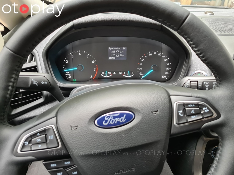 Cảm biến áp suất lốp chính hãng Ford lắp và kích hoạt lên đồng hồ trung tâm Ecosport