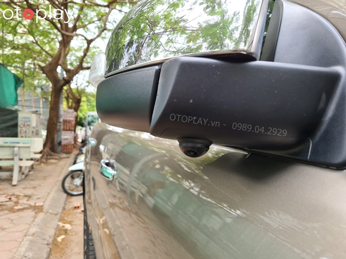 Bộ camera 360 lắp cho xe Ford Ranger Wildtrak bên gương phải