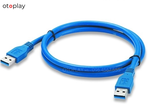 Dây cáp usb 2 đầu để kết nối Laptop với cổng USB trên xe để cài đặt