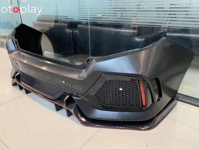 Bodykit Type R được đúc theo form xe nên ôm sát, vừa khít