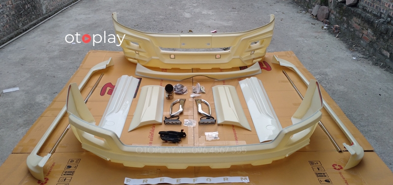 Trọn bộ bodykit Ford Everest hàng mộc 