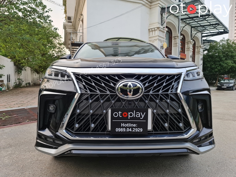 Đầu xe Fortuner 2021 độ Lexus LX570 cực đẹp