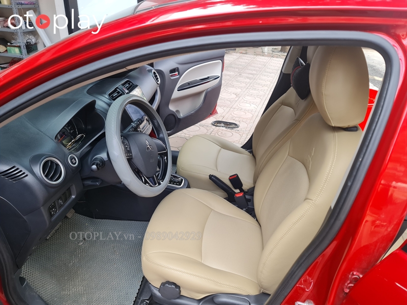 Bọc da Singapore ghế trước Xe Mitsubishi Mirage 