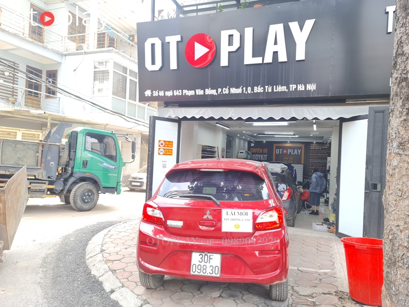 Xe Mitsubishi Mirage bọc ghế da tại Otoplay