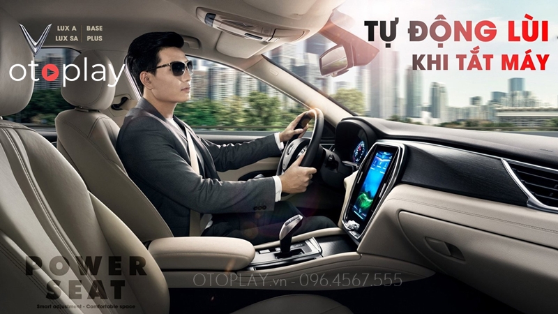 Ghế điện Vinfast có nhớ ghế 2 vị trí 