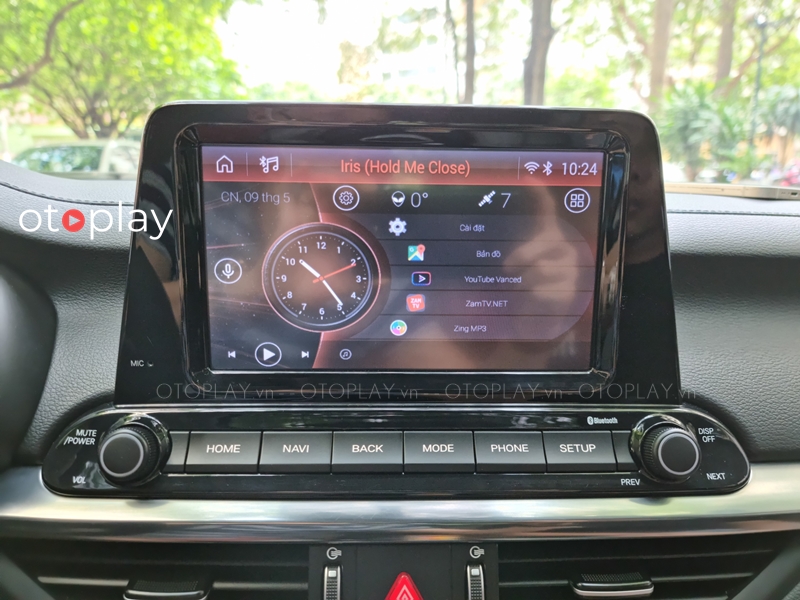 Giao diện cực đẹp sau khi cài lên màn hình KIA Cerato