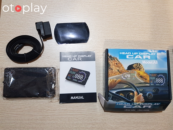 Trọn bộ hắt kính HUD A8 giá rẻ tại OTOPLAY