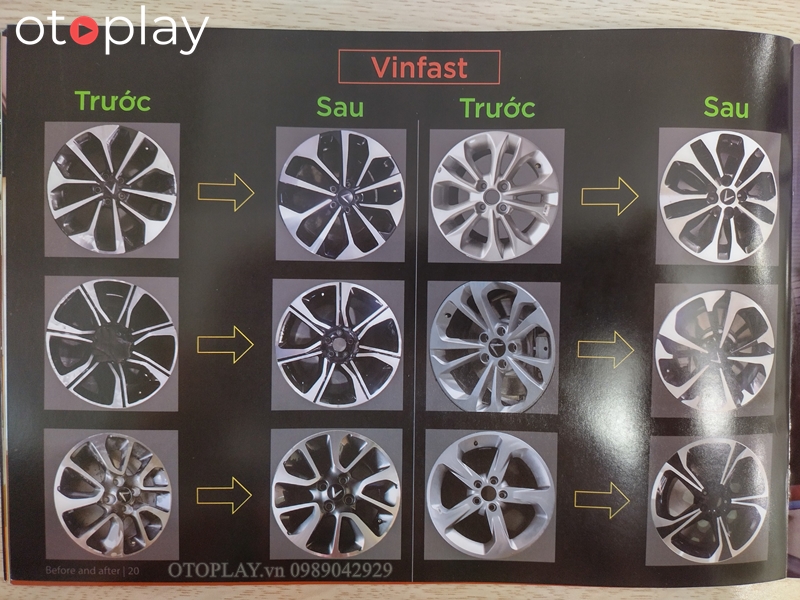 Một số mẫu trước - sau phay la zăng