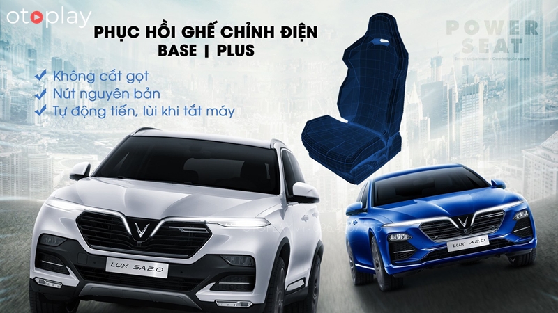 Độ ghế điện Vinfast Lux A và SA zin và an toàn