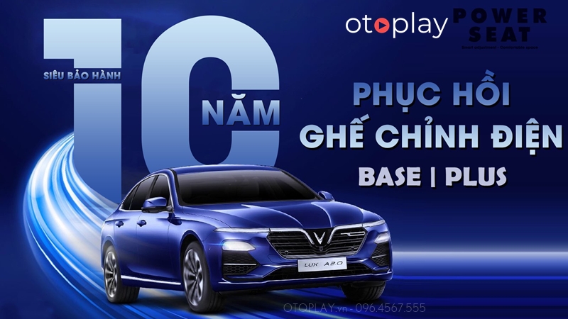 Độ ghế điện Vinfast được bảo hành cơ cấu lên đến 10 năm