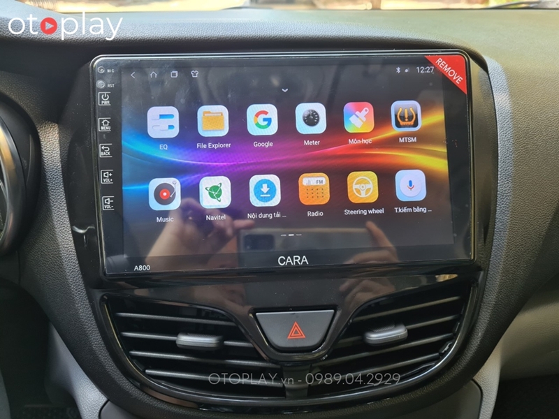 Thiết bị màn hình Android Cara cho Vinfast Fadil dùng công nghệ IPS