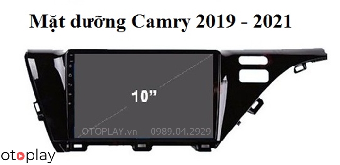 Mặt dưỡng Camry 2020 lắp màn hình Android Bravigo