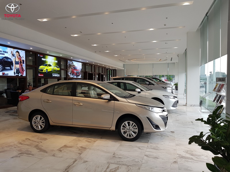 Showroom trưng bày hiện nay của Toyota Thái Hòa Từ Liêm
