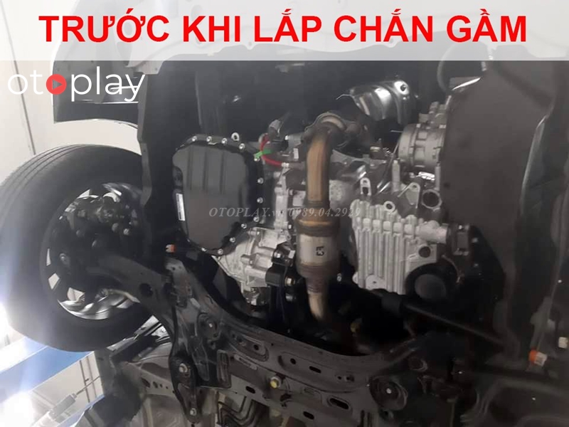 Xe Toyota Raize, Veloz, Avanza trước khi lắp tấm chắn gầm