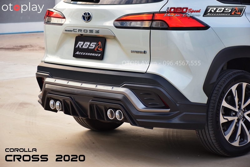 Bodykit Cross với đuôi 4 pô giả thể thao, mạnh mẽ