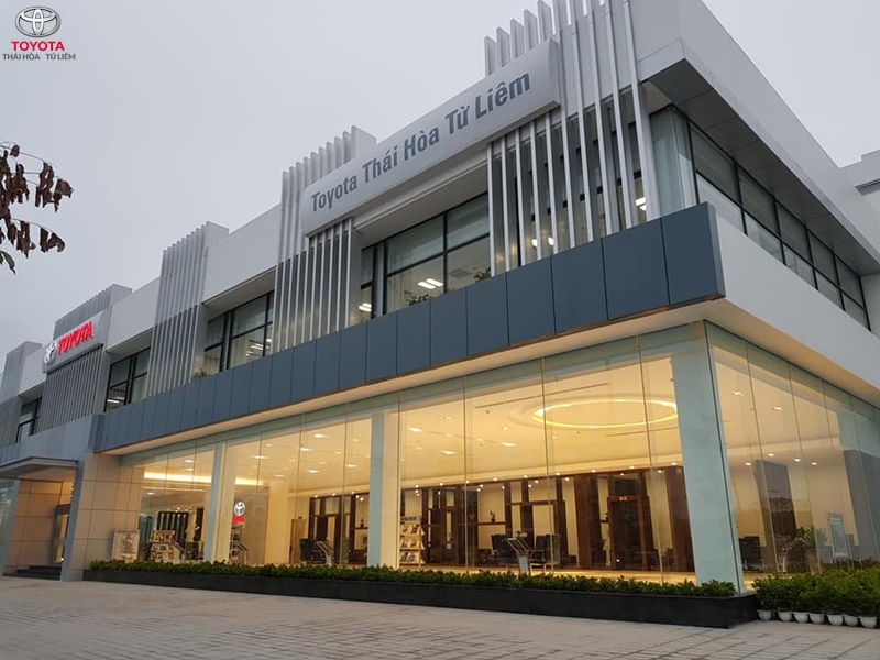 showroom đại lý toyota thái hòa từ liêm