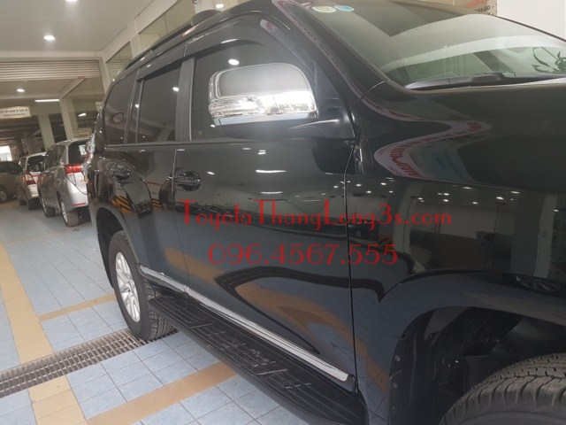 Vè che mưa, ốp gương, nẹp sườn lắp lên xe Prado