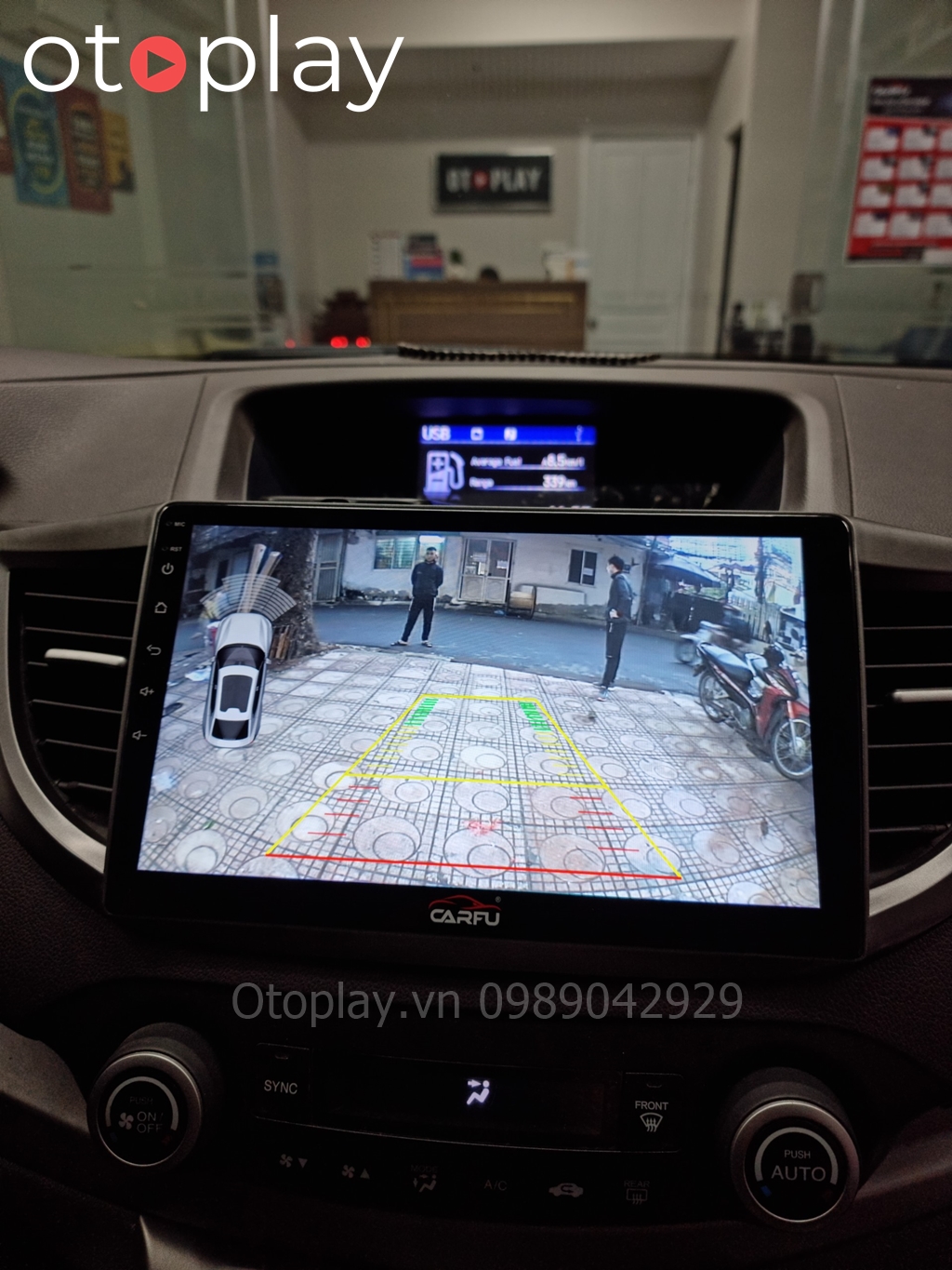 Honda CRV 2015 lắp màn hình Carfu G200
