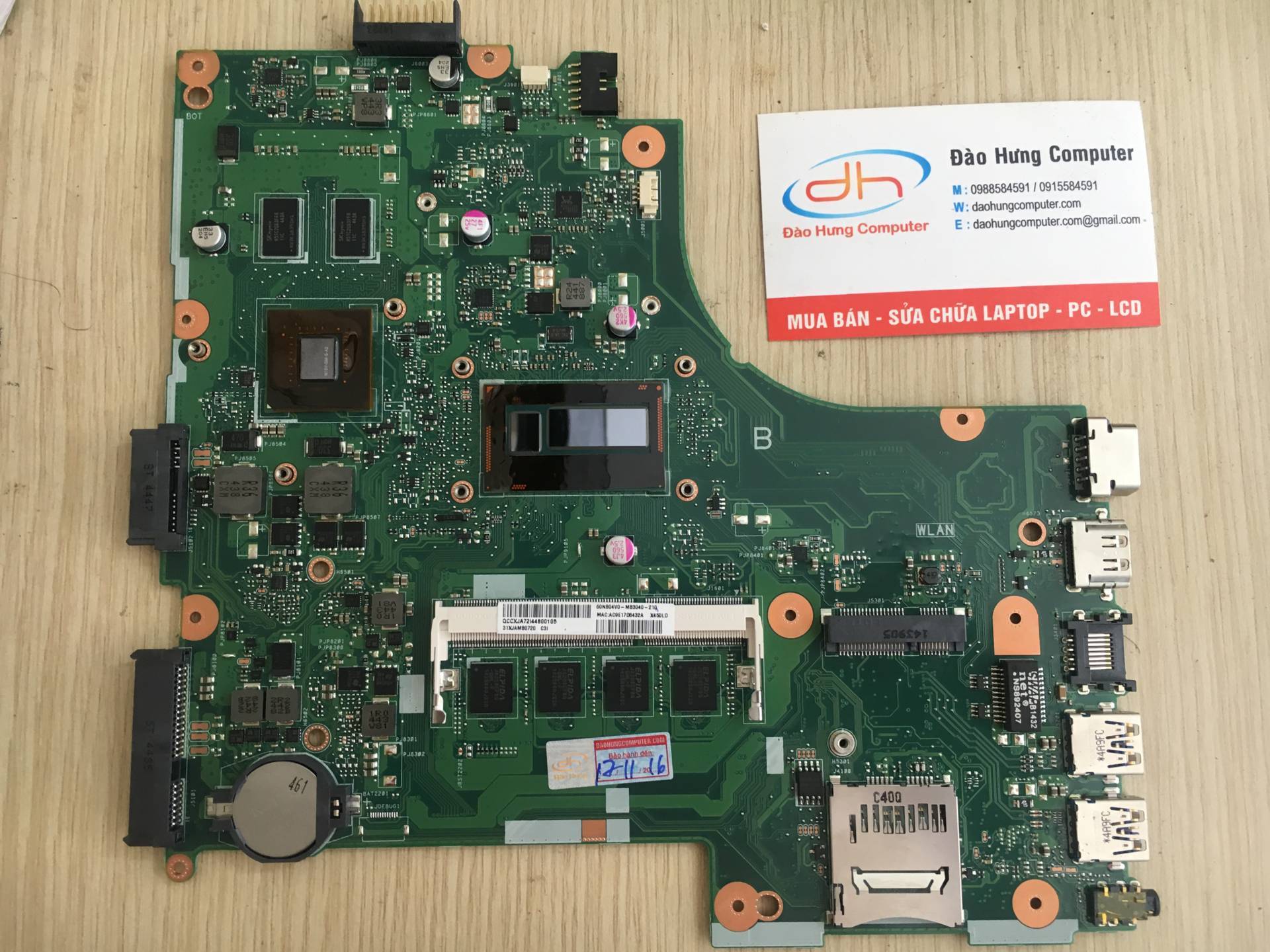 Mainboard Asus P450LD core i5 4210 VGA RỜI