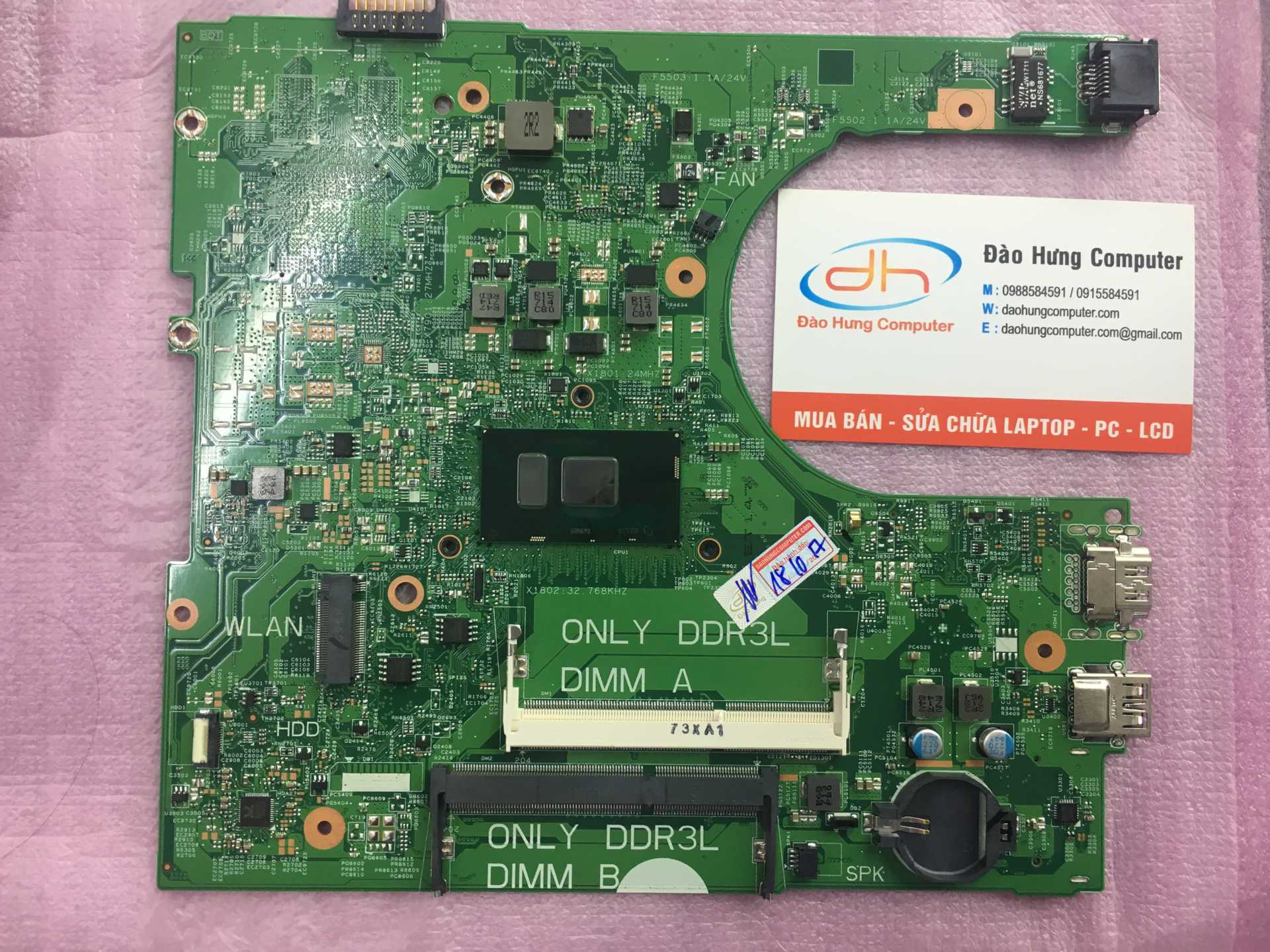 Mainboard Laptop Dell Inspiron 3559 Intel Core i3 - 6100U  Share