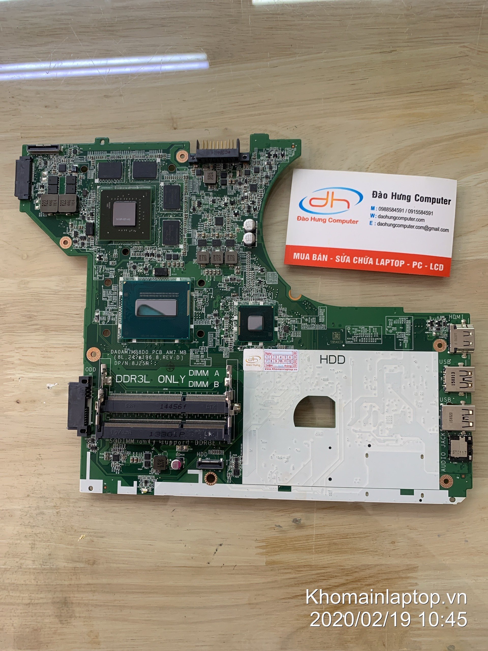 Mainboard Dell Inspiron N7447 core i5-4210H