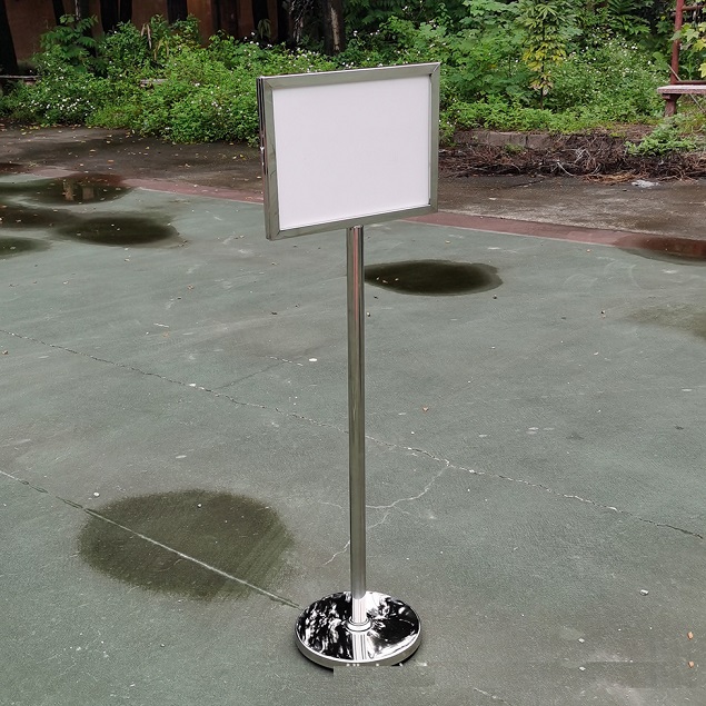 Bảng chỉ dẫn thông tin, chỉ dẫn sự kiện inox 2 mặt giấy A3