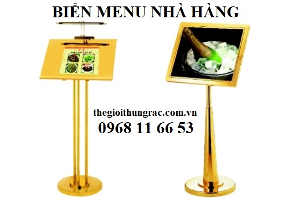 biển menu nhà hàng, biển thực đơn nhà hàng, biển chỉ dẫn