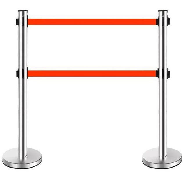 cột chắn inox dây căng