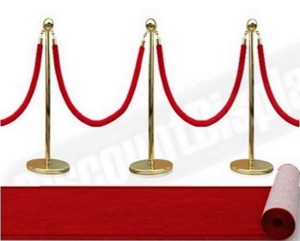 Cột chắn inox dây nhung đỏ sự kiện G28-D, thanh chắn inox, rào chắn inox xếp hàng, barie cột chắn inox