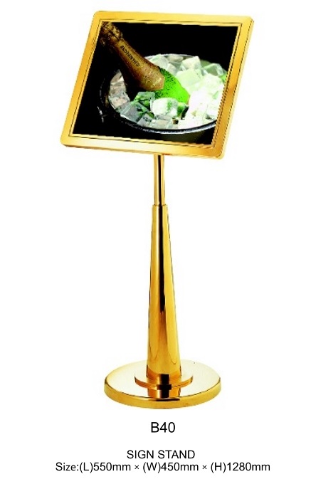 Giá để menu nhà hàng B40