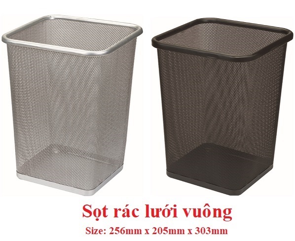 sọt rác lưới vuông