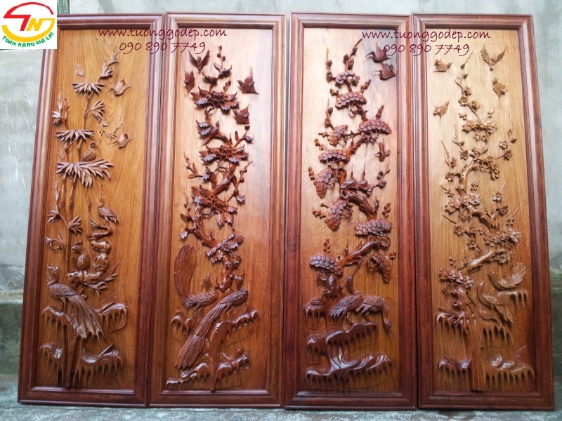Ý nghĩa bộ tranh Tứ Quý Ý nghĩa bộ tranh Tứ Quý
