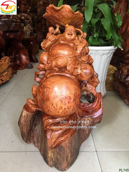 pics Tượng Phật Di Lặc Gỗ Nu Hương toan nÄng gia lai