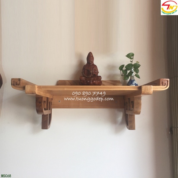 Bàn thờ Phật treo tường - Một tác phẩm nghệ thuật tuyệt đẹp được cất cánh lên tường nhà bạn. Chỉ cần nhìn vào bàn thờ này, bạn sẽ cảm thấy bình an và yên tĩnh. Với thiết kế hiện đại và đơn giản, bàn thờ Phật treo tường có thể phù hợp với nhiều phong cách trang trí khác nhau.