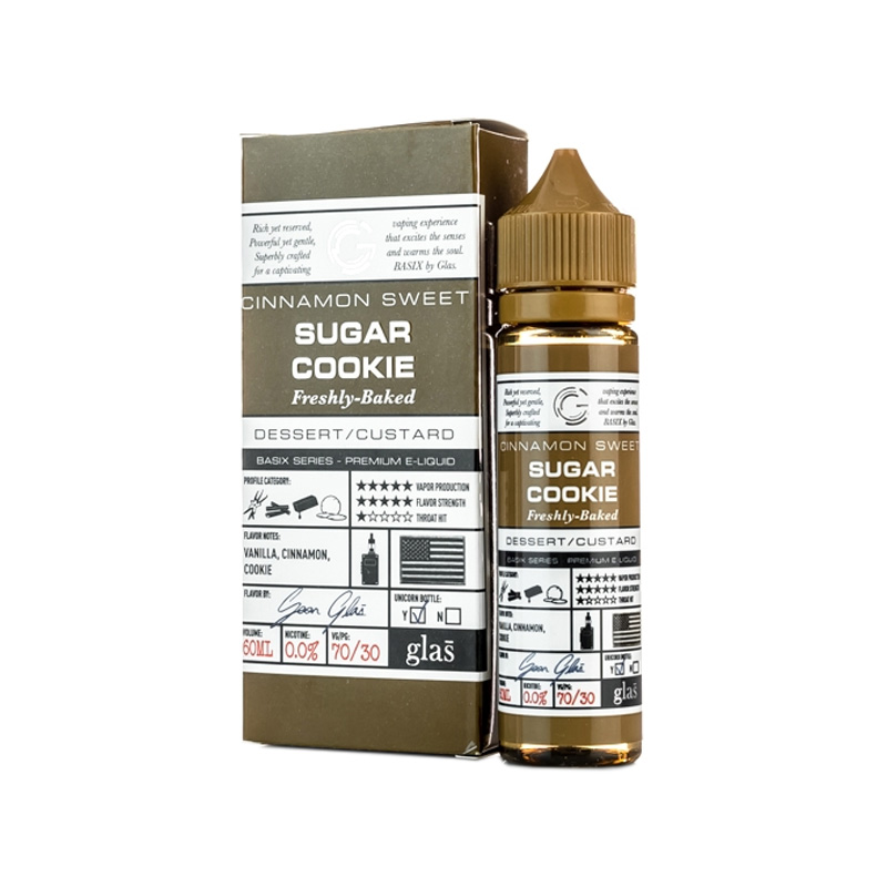 Sugar Cookie by Glas Vapor (60ml) | The Vape Club - The best vape shop