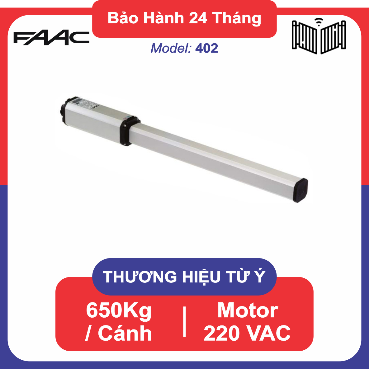 Cổng tự động motor cánh tay đòn FAAC 402