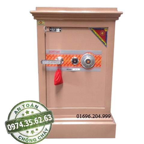Két sắt Việt Tiệp KT-89 khoá cơ, màu đồng