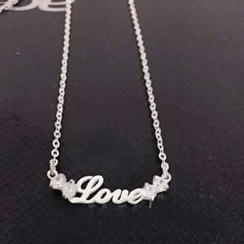 DÂY CHUYỀN MẶT CHỮ LOVE BẠC