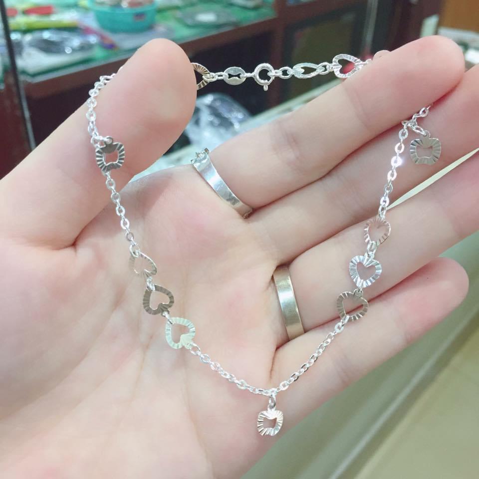 Lắc Chân Bạc Nữ Đẹp Nhất LCNU20170501