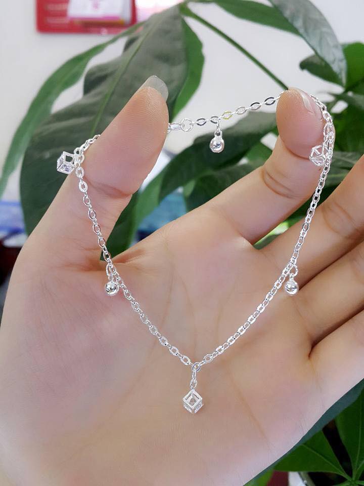 Lắc chân bạc nữ đẹp cao câp LCNU201705318