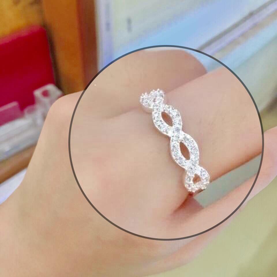 nhẫn bạc nữ lượn sóng tại hà nội
