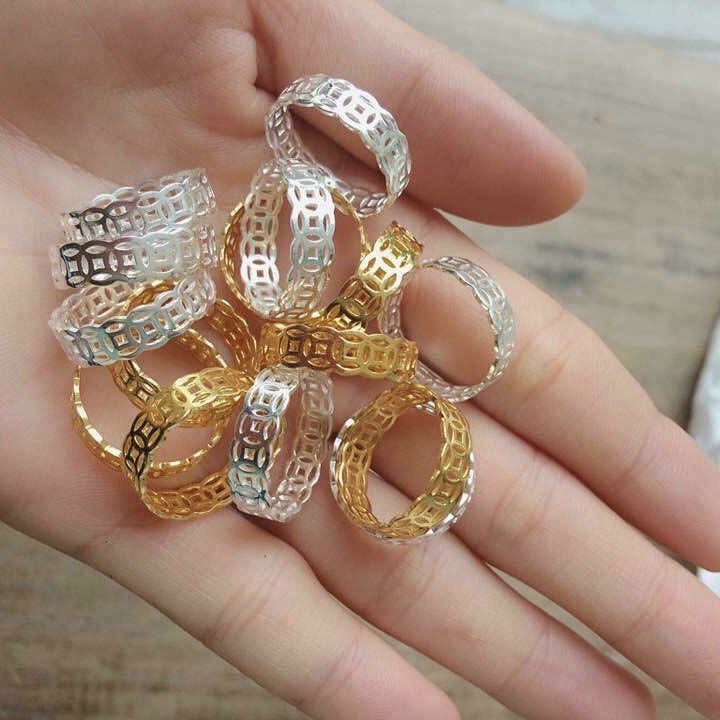 nhẫn kim tiền bạc