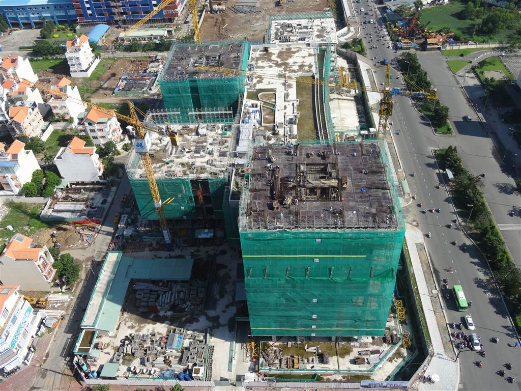 Sunrise City - Mang đến niềm tin cho khách từ tiến độ thi công