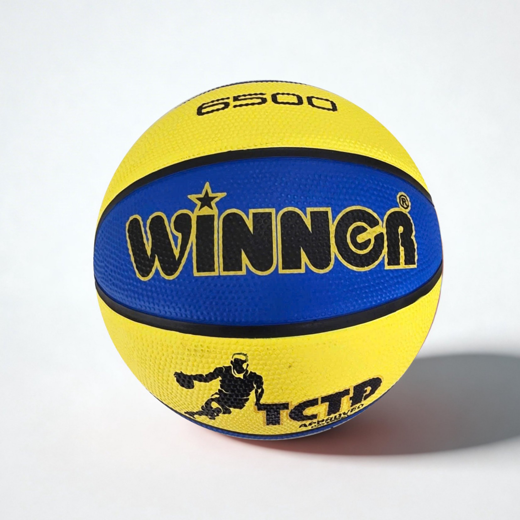 Bóng rổ Winner màu vàng - xanh lam