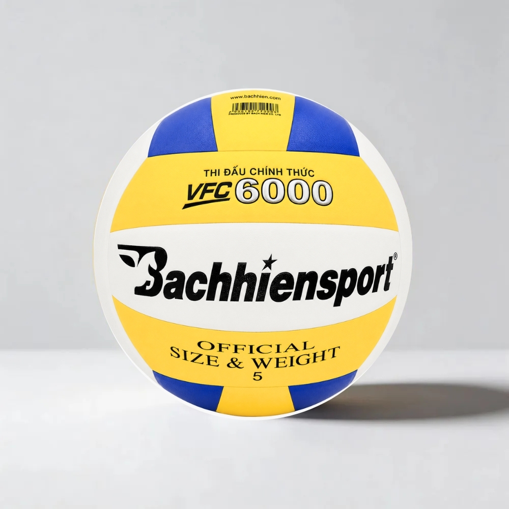 Quả Bóng chuyền Bách Hiền VFC6000 Chính Hãng - Da PVC Chất lượng cao