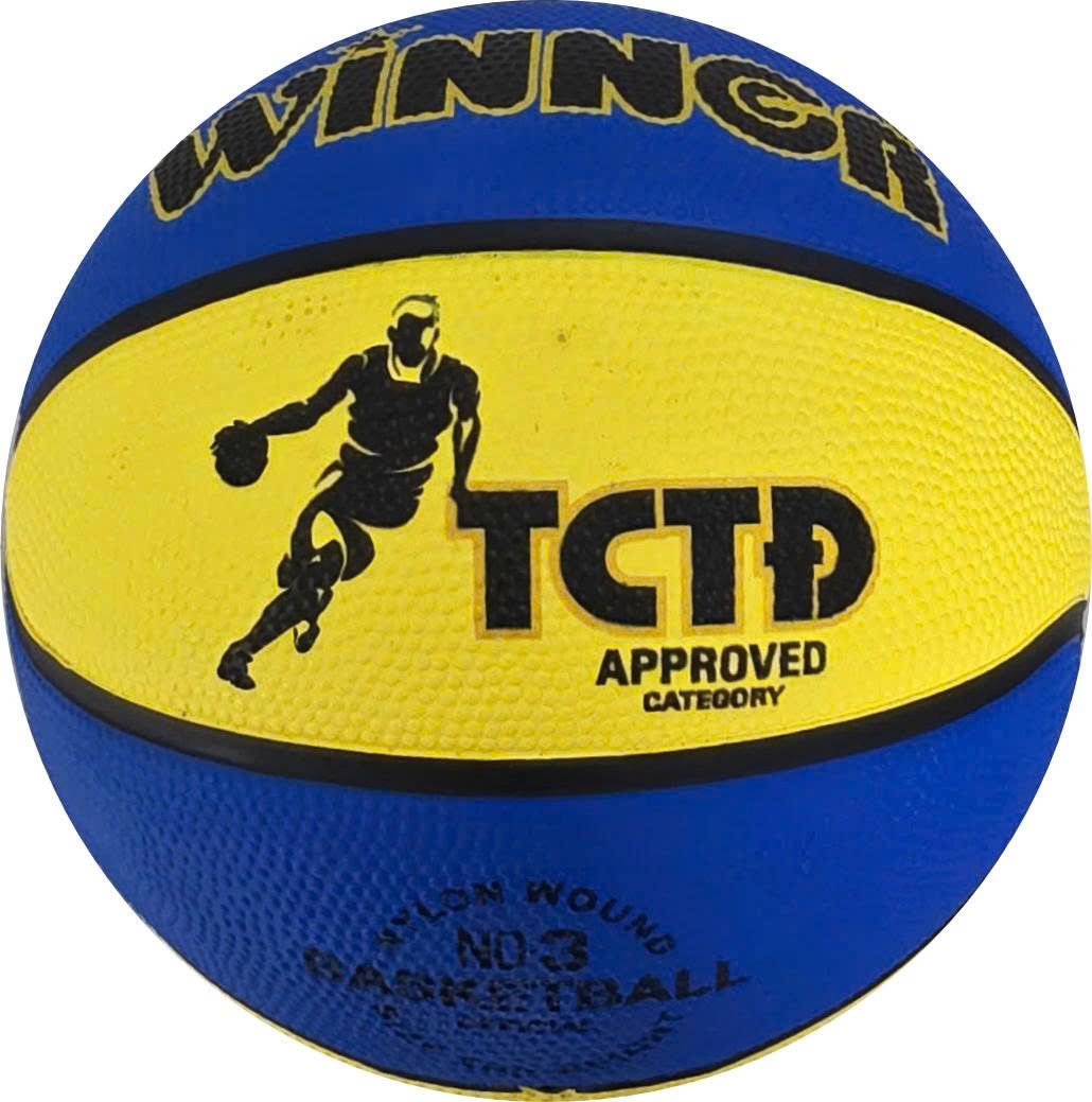 Bóng rổ Winner màu vàng - xanh lam